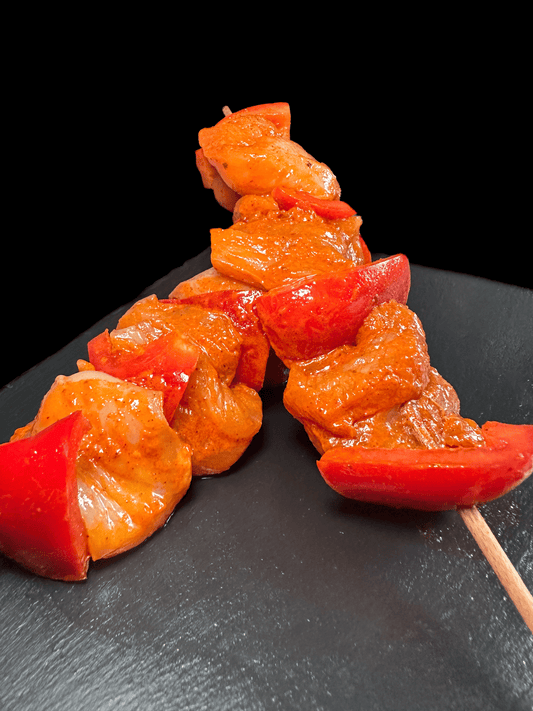 Brochette de poulet Marinée BBQ