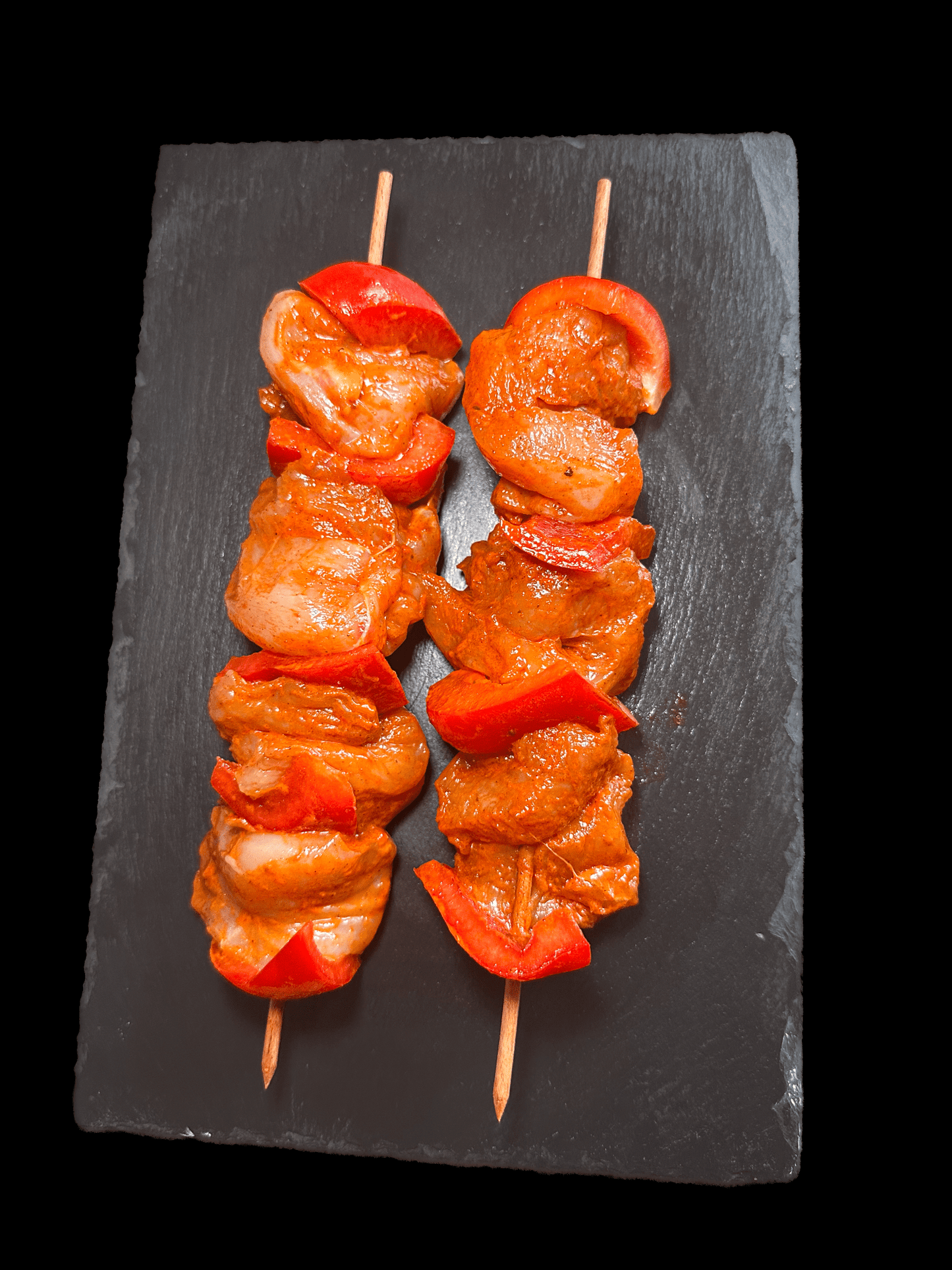 Brochette de poulet Marinée BBQ
