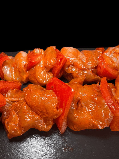 Brochette de poulet Marinée BBQ