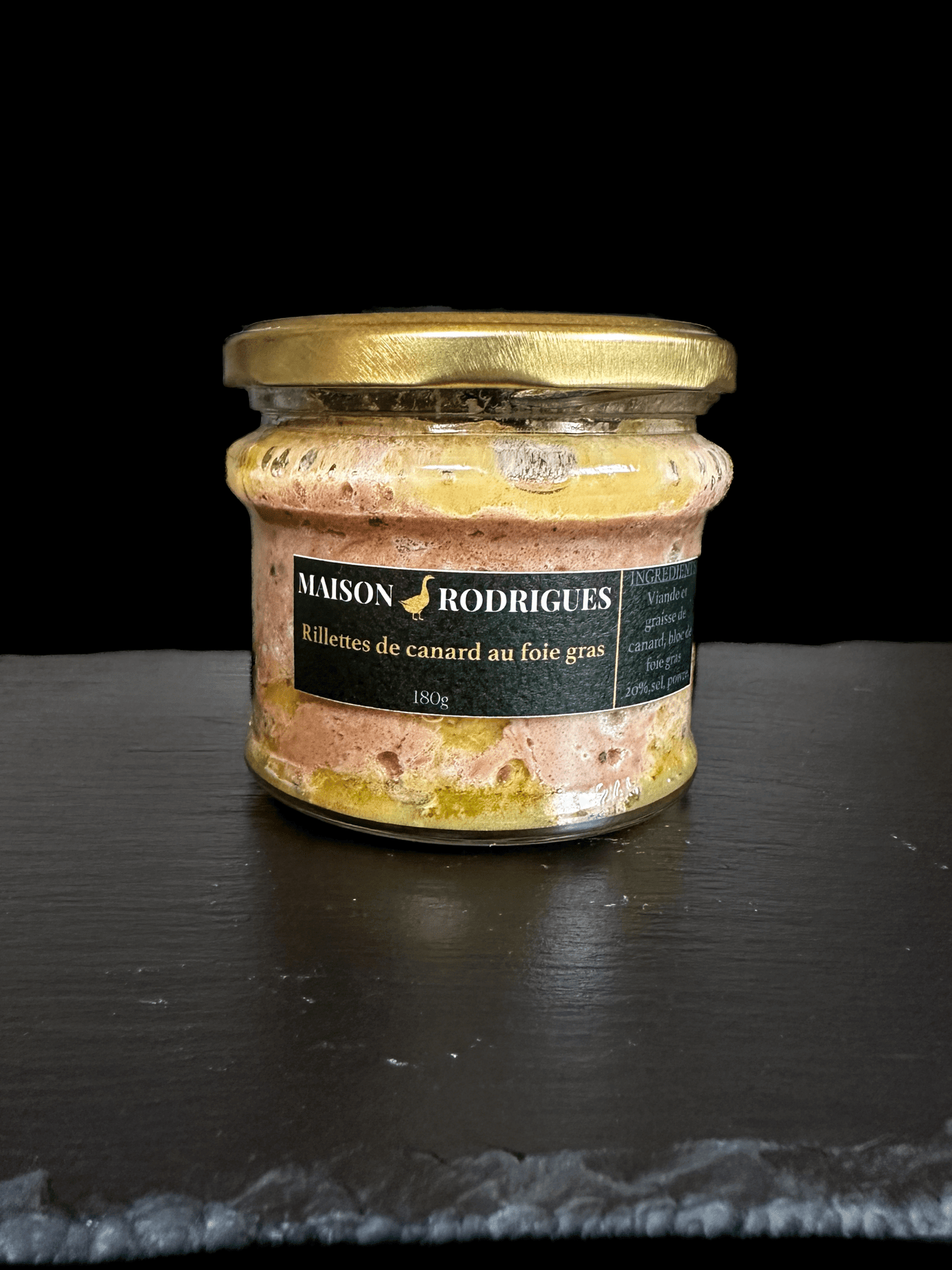 Rillettes de Canard au foie gras 180g