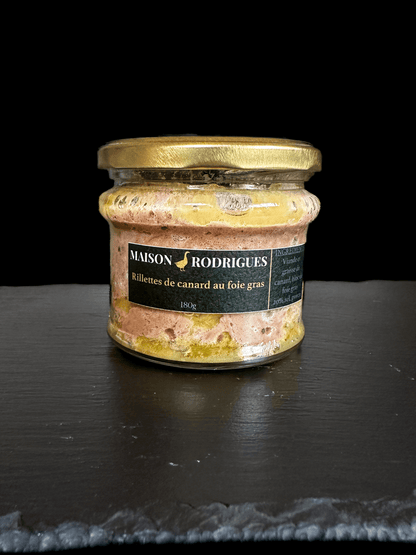 Rillettes de Canard au foie gras 180g