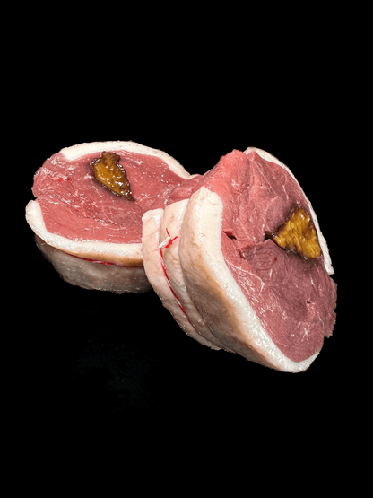 Tournedos de canard pruneaux moelleux